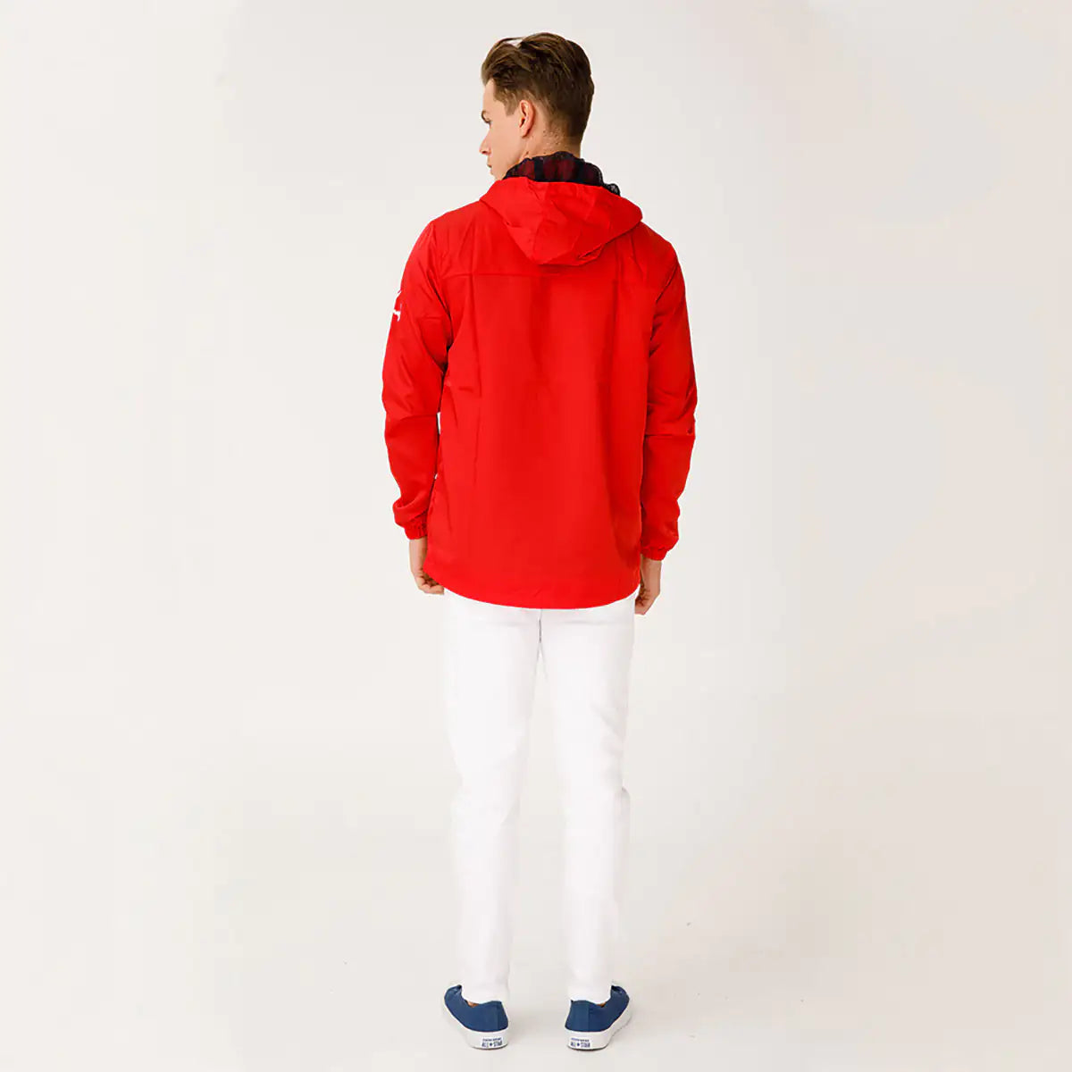 Anemoss Red Mens Rain Jacket