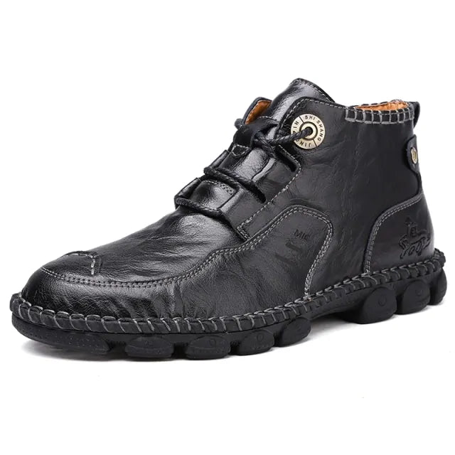 Men's Ankle Leather Boots